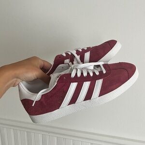 Adidas Gazelle - Burgundy (Size 8.5)